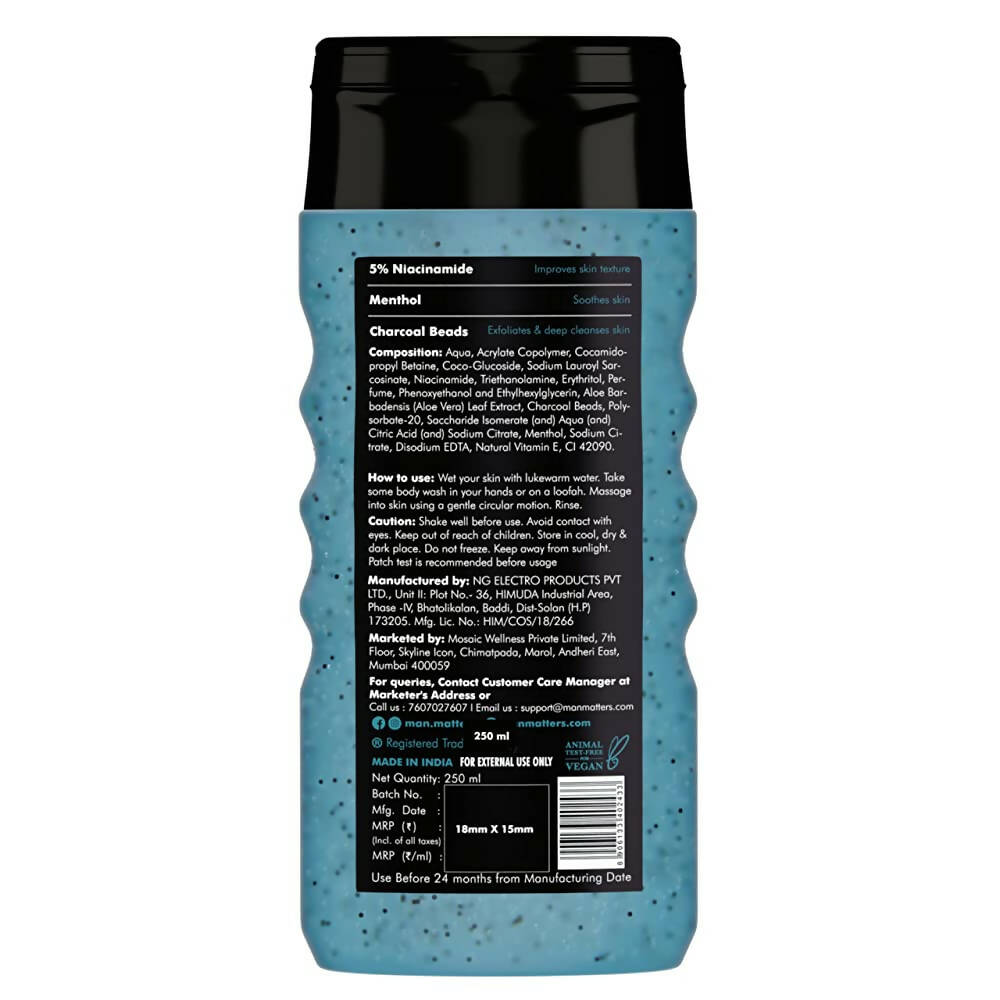 Man Matters Charcoal Body Wash - Distacart