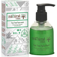Thumbnail for Natural Vibes Ayurvedic Tea Tree Face Wash - Distacart