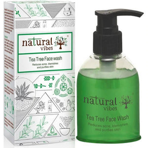 Natural Vibes Ayurvedic Tea Tree Face Wash - Distacart