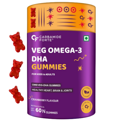 Carbamide Forte Veg Omega 3 - DHA Gummies - Distacart