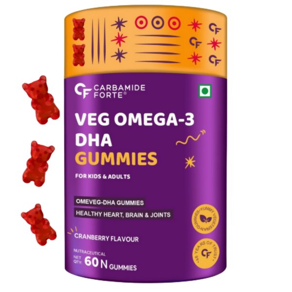 Carbamide Forte Veg Omega 3 - DHA Gummies - Distacart