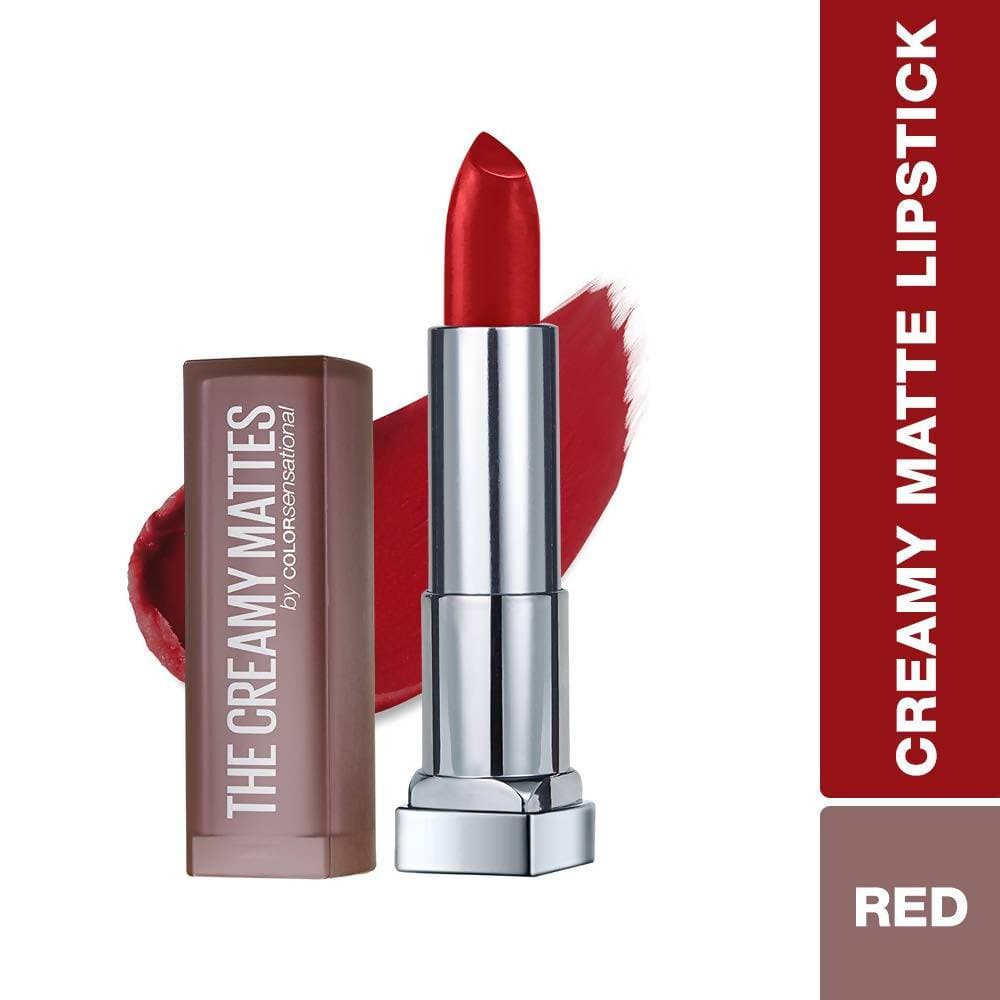 Maybelline New York Color Sensational Creamy Matte Lipstick / 643 Cosmopolitan Red - Distacart