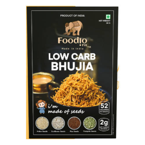 Foodio Low Carb Bhujia - Distacart