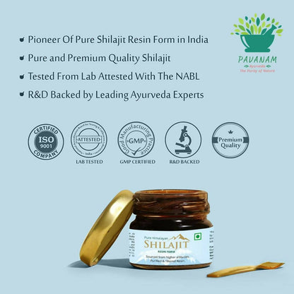 Pavanam Ayurveda Pure Himalayan Sj Resin Form - Distacart