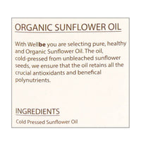 Thumbnail for Wellbe Cold Pressed Sunflower Oil