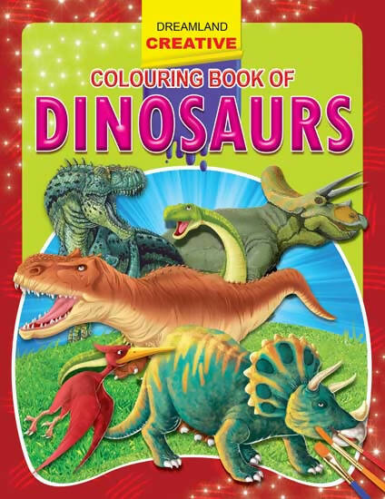 Dreamland Creative Colouring Book - Dinosaurs - Distacart