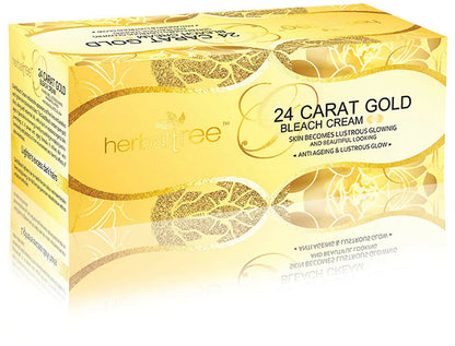 Herbal Tree 24 Carat Gold Bleach Cream - Distacart