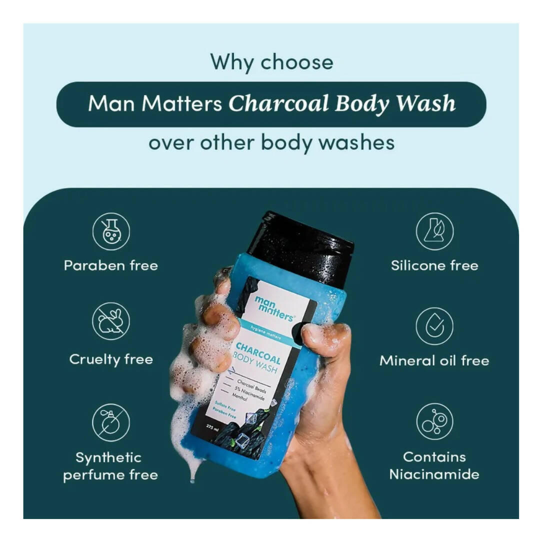 Man Matters Charcoal Body Wash - Distacart