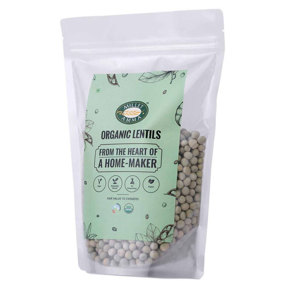 Millet Amma Organic Green Peas 500 gm