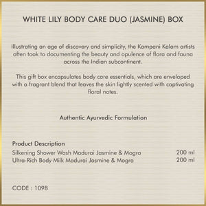Forest Essentials White Lily Body Care Duo (Jasmine) Box - Distacart