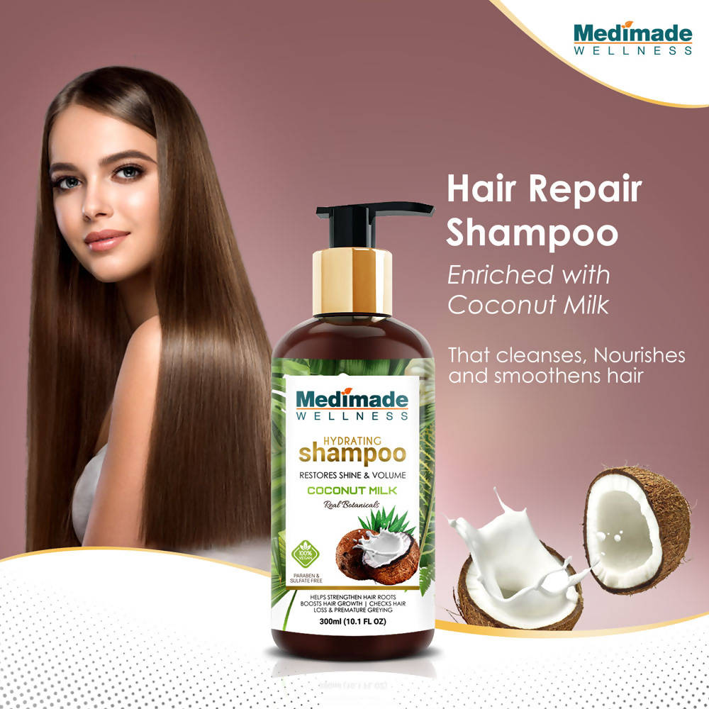 Medimade Wellness Hydrating Shampoo With Coconut Milk - Distacart