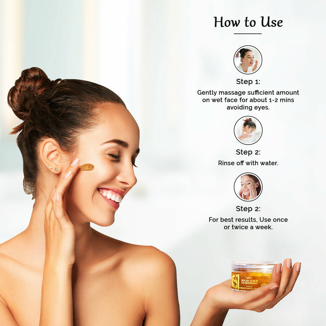 Vasu Age Revitalizing Sugar Scrub - Distacart