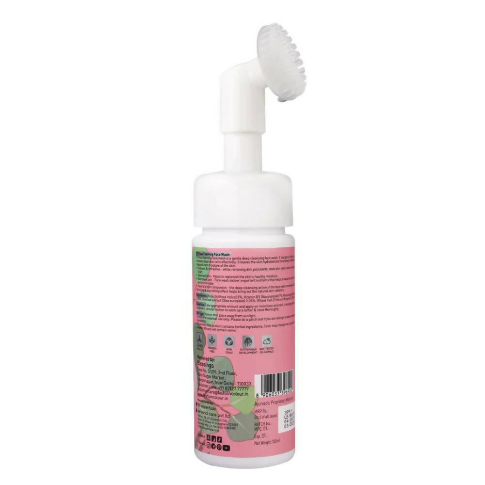Fashion Colour Rose Foaming Face Wash - Distacart