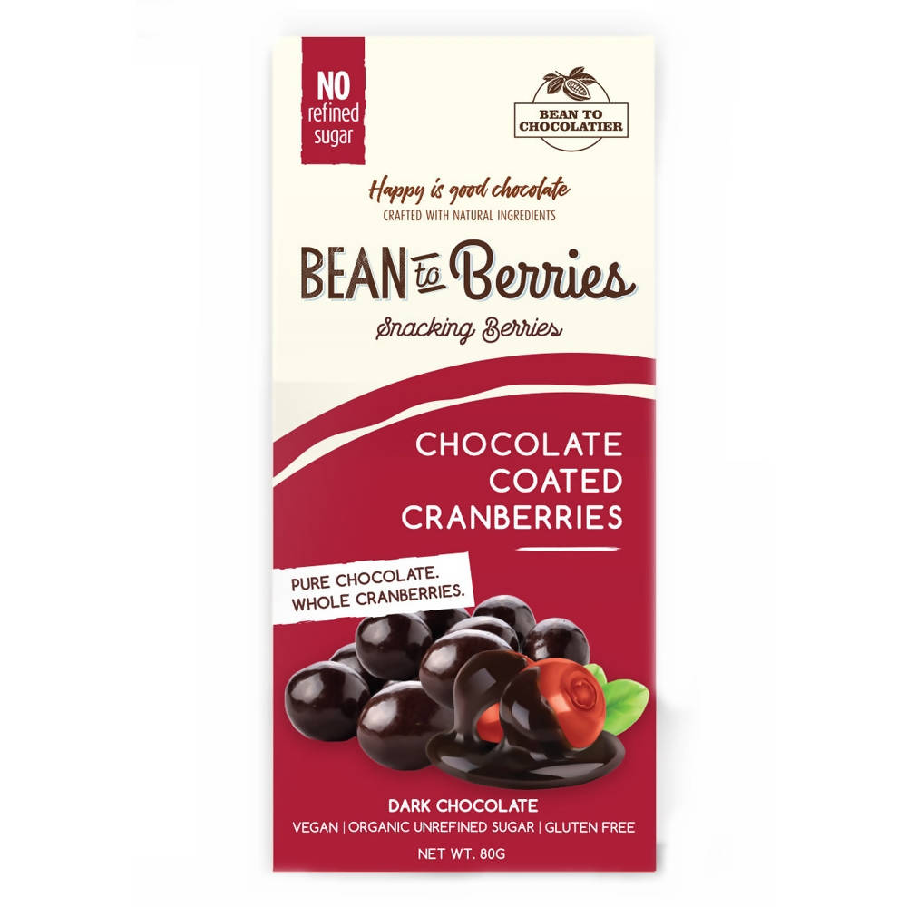 Pink Harvest Bean To Berries Chocolate Coated Cranberries - Distacart
