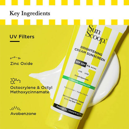 Sun Scoop Daily SPF 50 Sunscreen Cream - Distacart