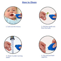 Thumbnail for Safe-O-Kid Silicone Baby Nasal Aspirator, Vacuum Sucker, Instant Relief From Blocked Baby Nose Cleaner, Pink - Distacart