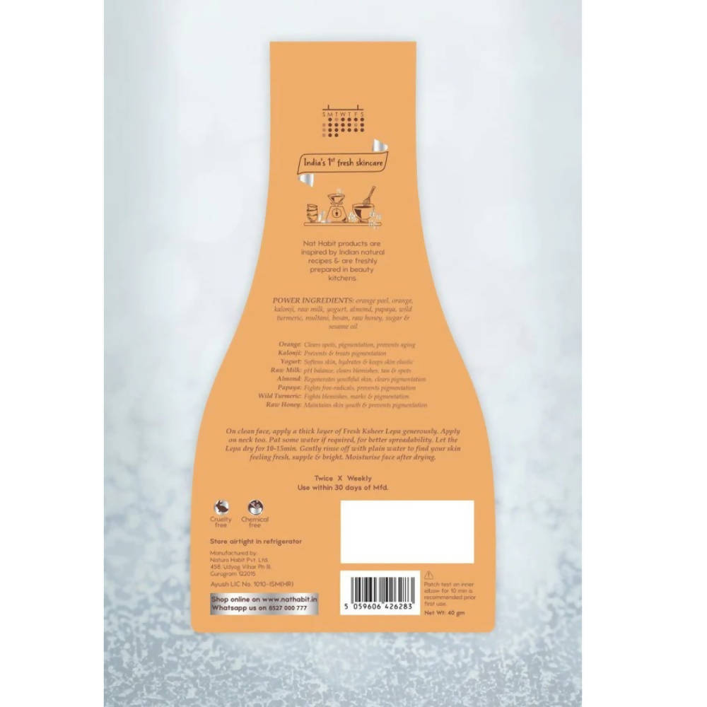Nat Habit Fresh Ksheer Lepa (Face Pack) - Distacart