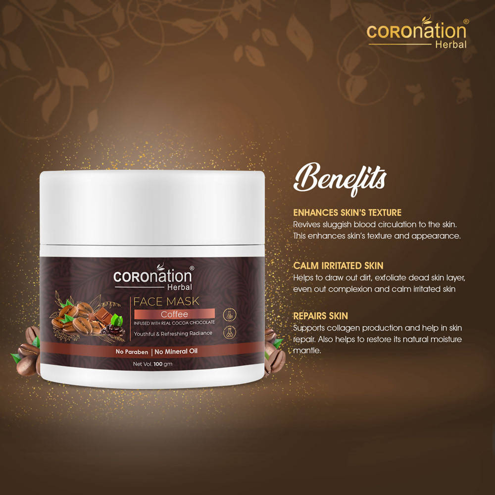 Coronation Herbal Coffee Face Mask - Distacart