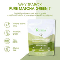Thumbnail for Teabox Pure Matcha Green Tea Powder - Distacart