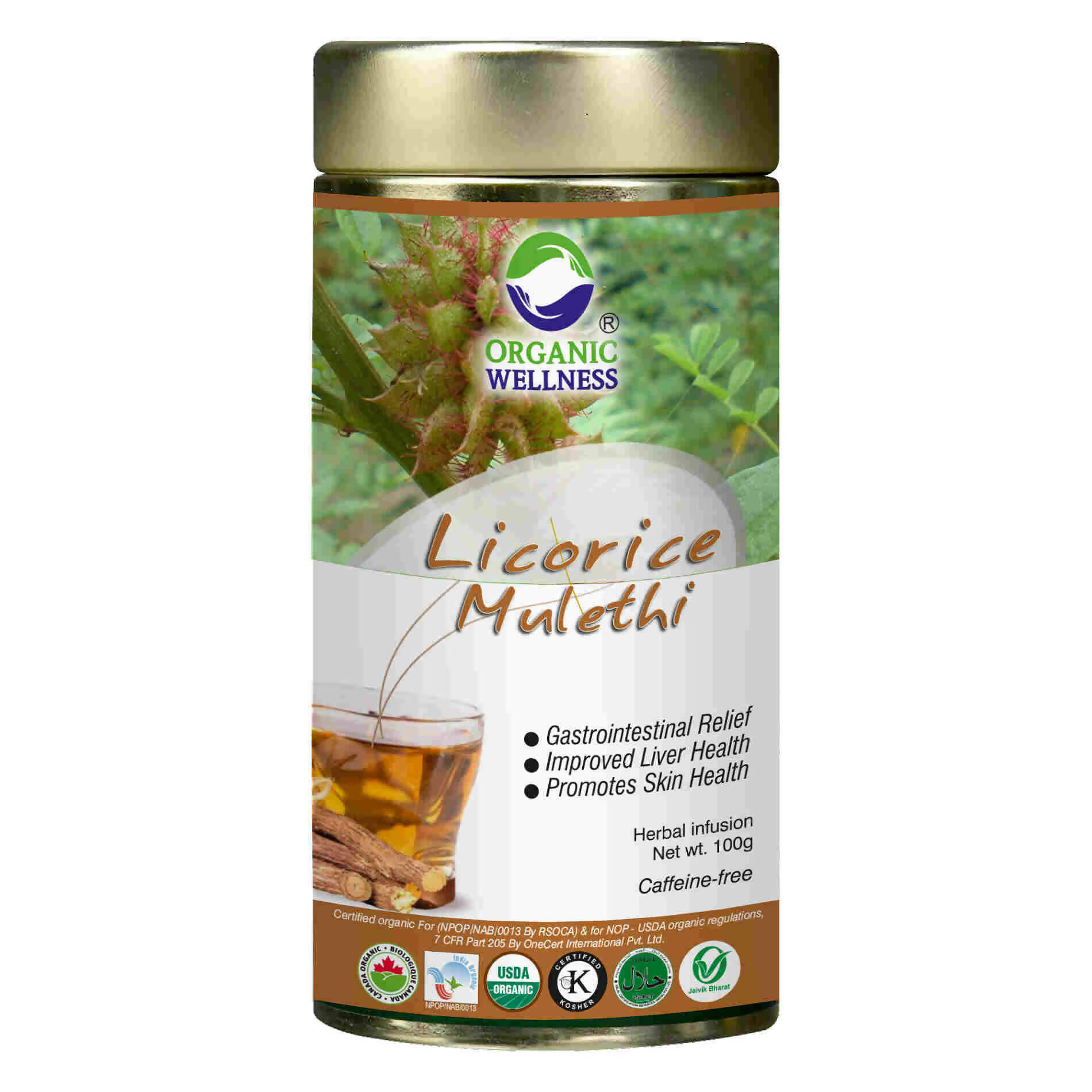 Organic Wellness Licorice Tea Tin Pack - Distacart