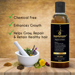 Thumbnail for HerbHair Pure Herbal Regrow and Retain Hair Oil - Distacart