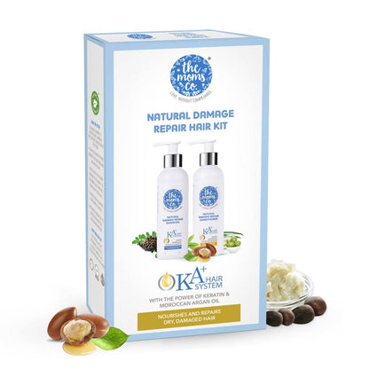 The Moms Co Natural Damage Repair Hair Kit 