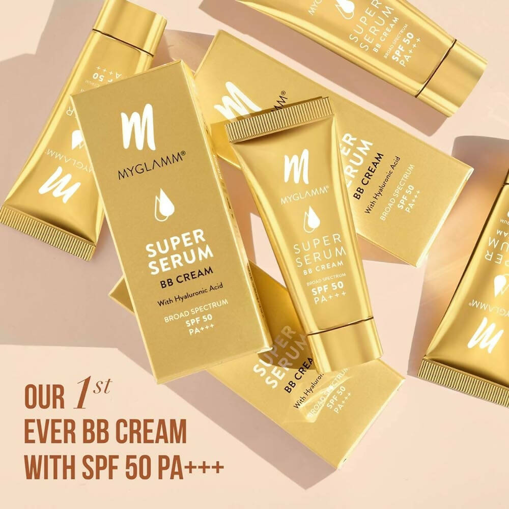 MyGlamm Super Serum BB Cream - 301 Almond - Distacart