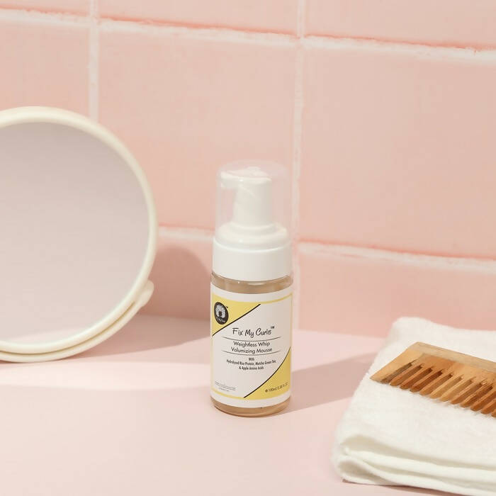 Fix My Curls Weightless Whip Volumizing Mousse - Distacart