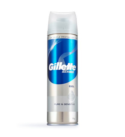 Gillette Series Pure & Sensitive Pre-Shave Gel - Distacart
