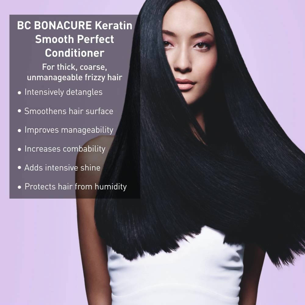 Schwarzkopf Professional BC Bonacure Keratin Smooth Perfect Conditioner - Purple - Distacart