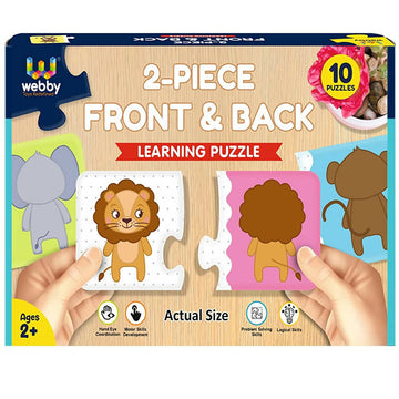 Webby Front Back 2 Piece Learning Pack Jigsaw Puzzle for Kids - Distacart