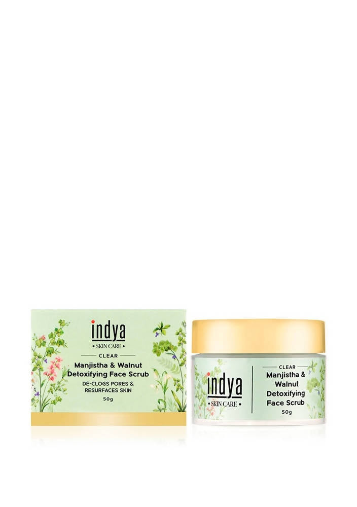 Indya Manjistha & Walnut Detoxifying Face Scrub Online