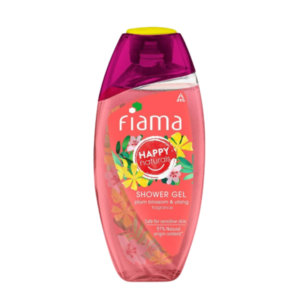 Fiama Happy Naturals Shower Gel With Plum Blossom and Ylang - Distacart