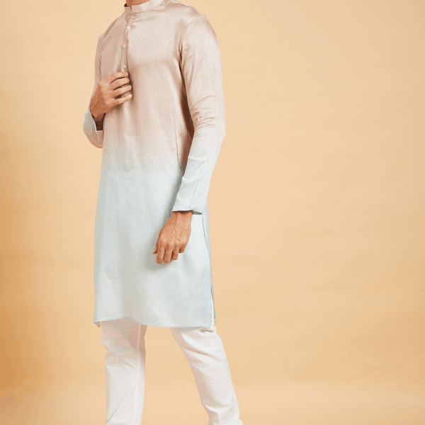 Glidden Ombre Designer Men's kurta by Hilo Designs - Distacart