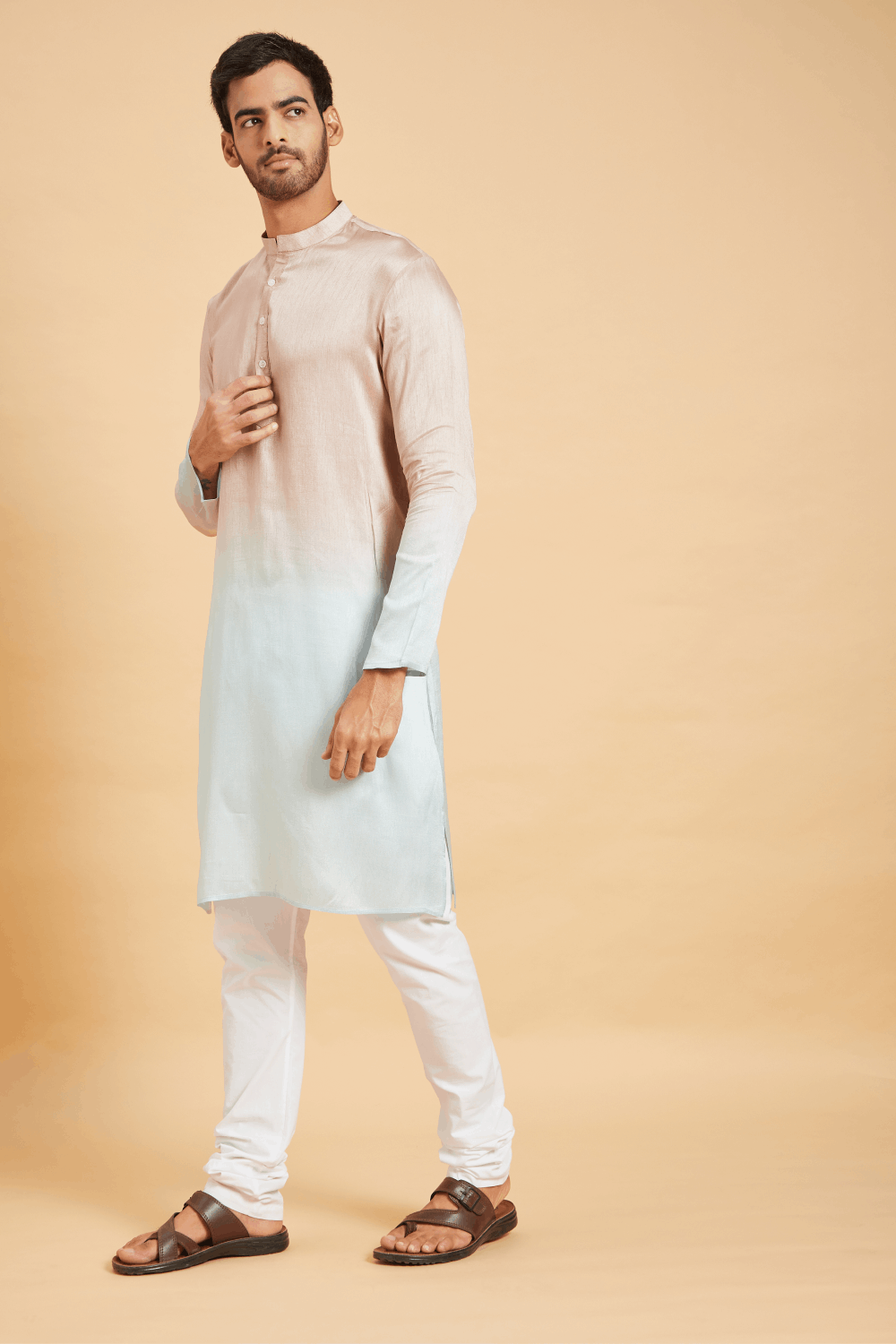 Glidden Ombre Designer Men's kurta by Hilo Designs - Distacart