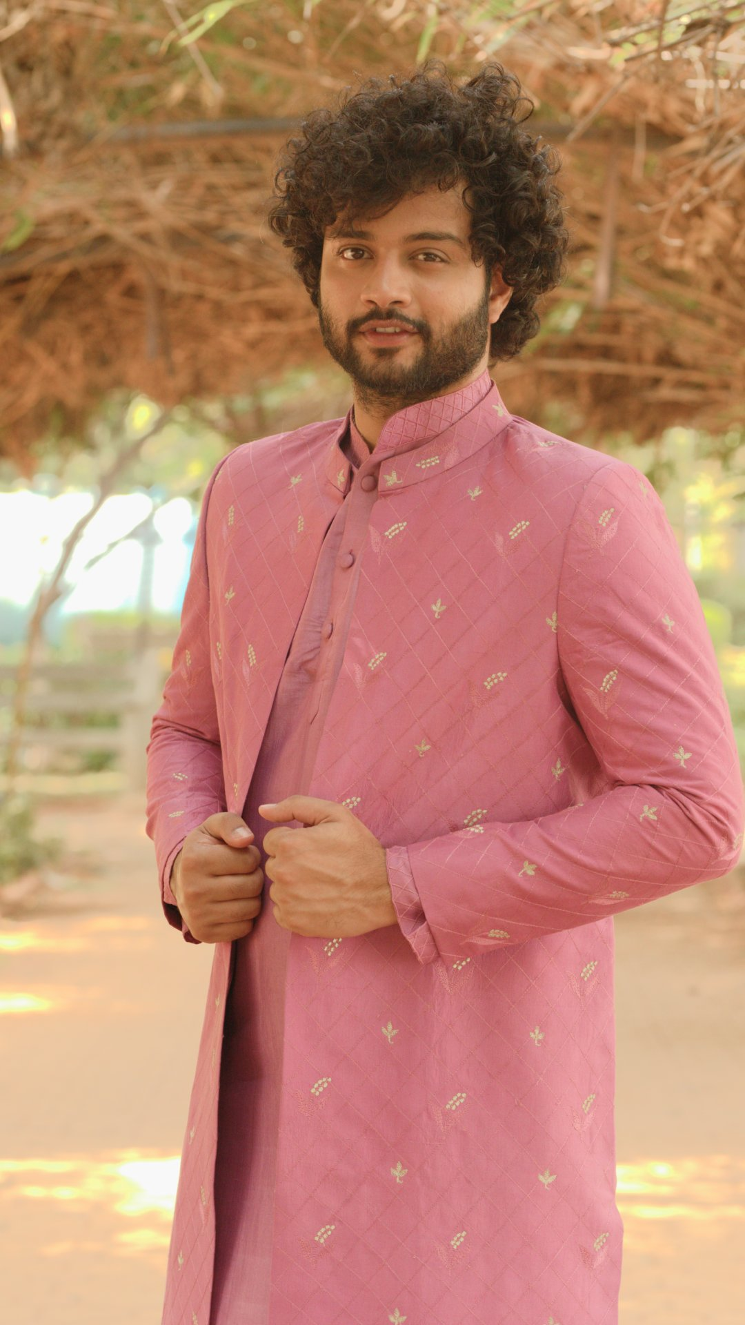 Frein Designer Kurta Jacket Set by Hilo Designs - Distacart