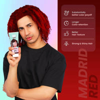 Thumbnail for Anveya Semi Permanent Hair Color - Madrid Red - Distacart