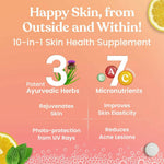Thumbnail for Kapiva Ayurveda Radiance Fizz Happy Skin Effervescent Tablets - Minty Lemon - Distacart