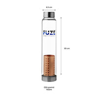 Thumbnail for Fuze Glass Bottle With Pure Copper Filter 700 ml