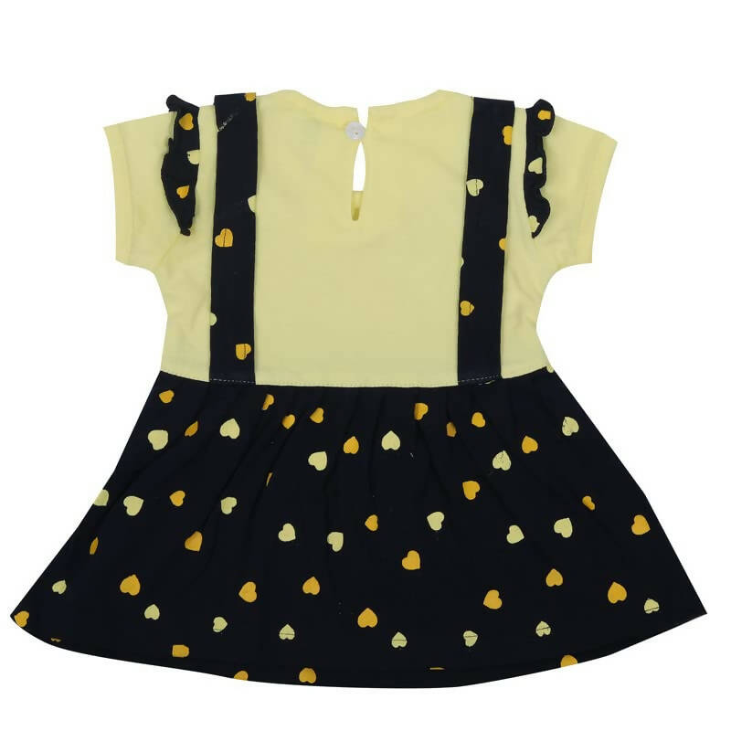 NammaBaby Baby Girl's A-Line Mini Frock Dress - Yellow 117 - Distacart