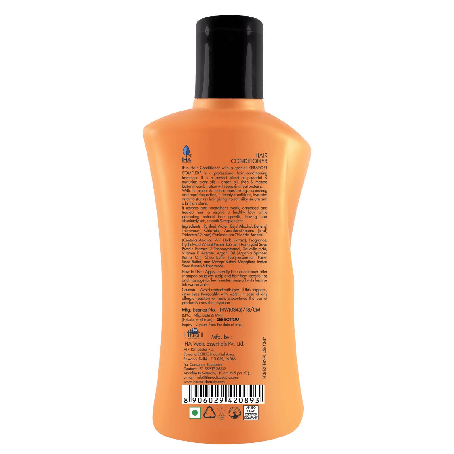Iha Kerasoft Herbal Hair Conditioner - Distacart