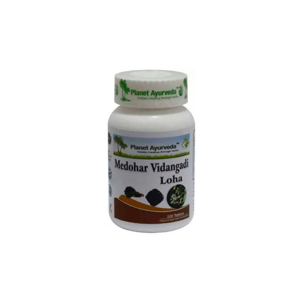Planet Ayurveda Medohar Vidangadi Loha Tablets - Distacart