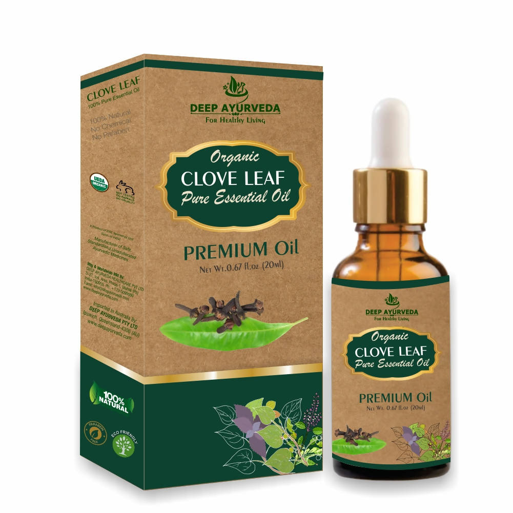 Deep Ayurveda Clove Leaf Pure Essential Oil - Distacart