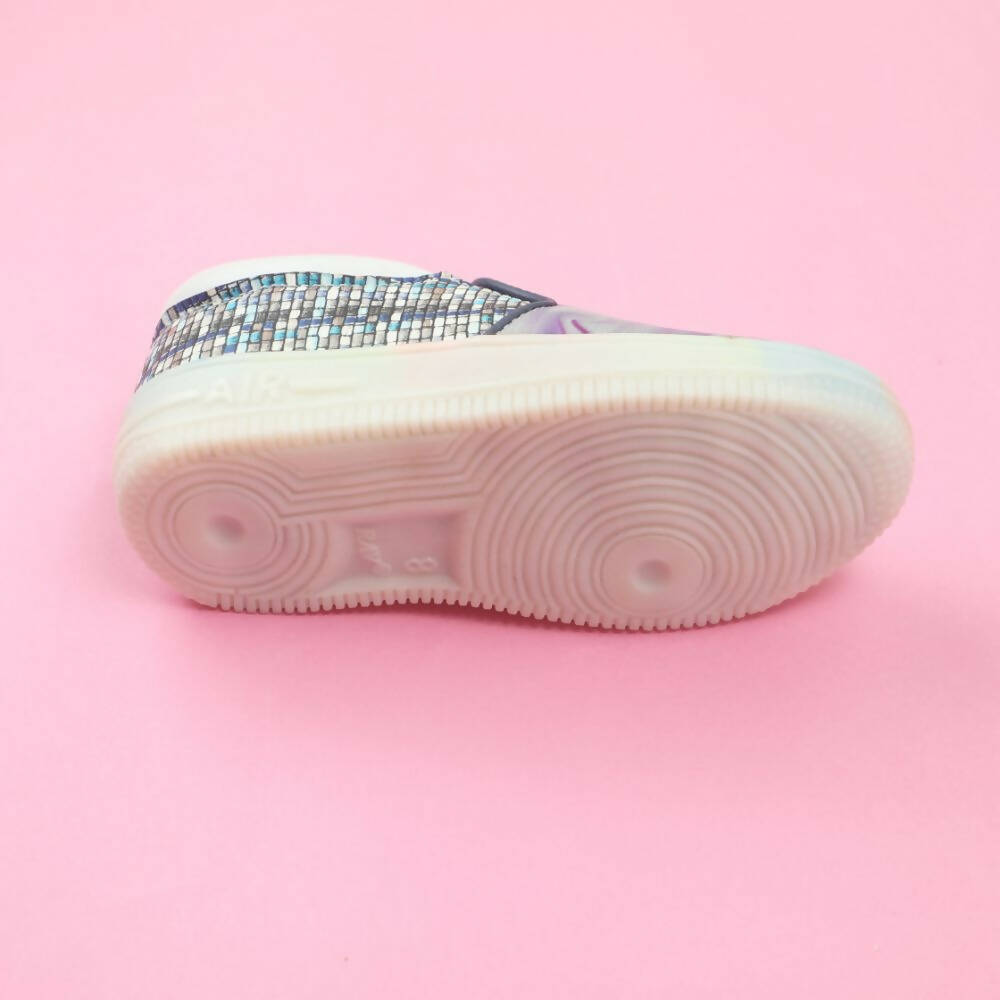 Tiny Bugs Unisex Sea Printed Slip Ons Sneakers - Grey - Distacart