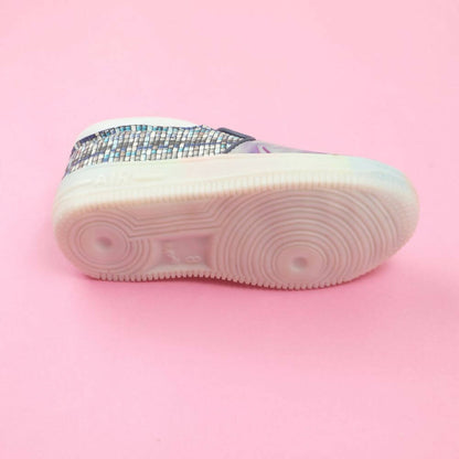 Tiny Bugs Unisex Sea Printed Slip Ons Sneakers - Grey - Distacart