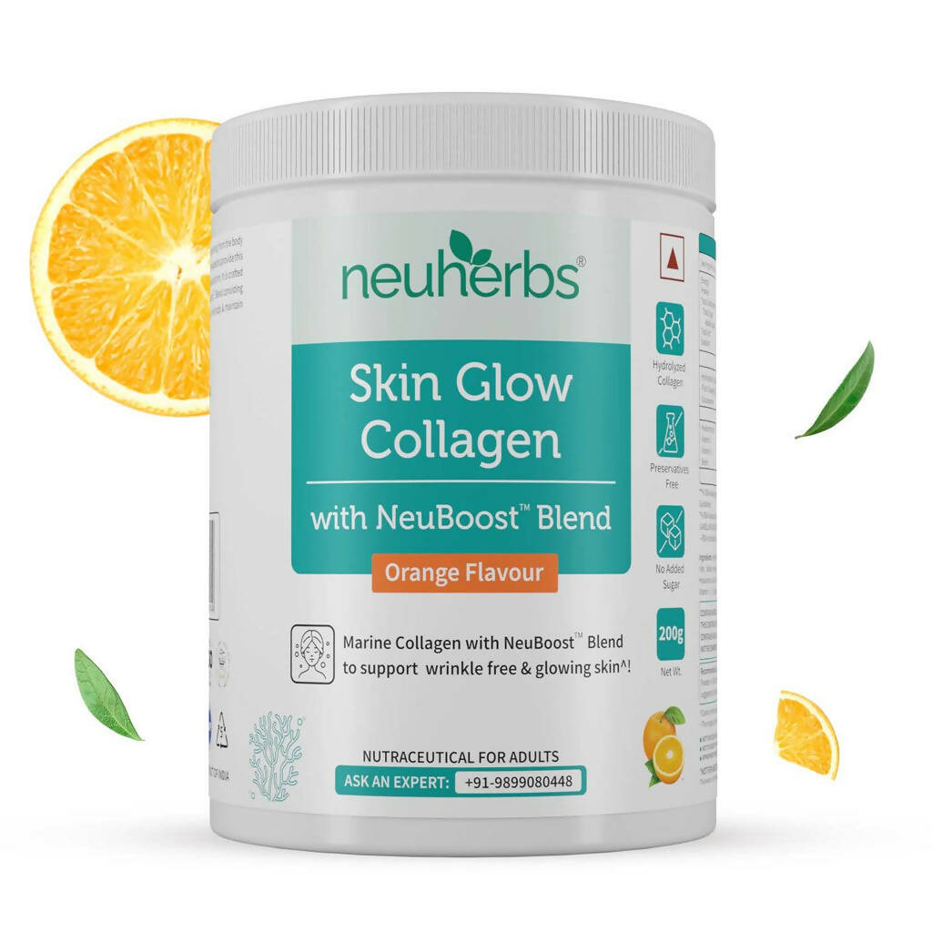 Neuherbs Skin Glow Collagen Powder with NeuBoost Blend - Distacart
