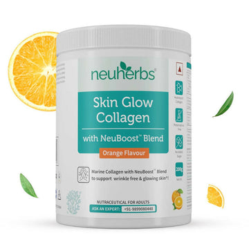 Neuherbs Skin Glow Collagen Powder with NeuBoost Blend - Distacart