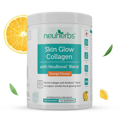 Neuherbs Skin Glow Collagen Powder with NeuBoost Blend - Distacart