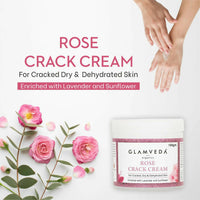 Thumbnail for Glamveda Rose Hand & Foot Crack Cream - Distacart