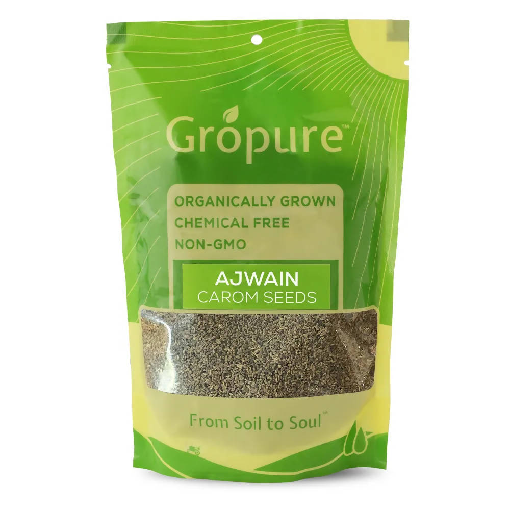 Gropure Organic Ajwain (Carom Seeds) - Distacart